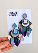 Load image into Gallery viewer, Eye of the Mermaid Queen Statement Earrings
