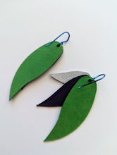 Load image into Gallery viewer, Spring Rain Leather Earrings
