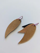Load image into Gallery viewer, Fire on Ice Leather Earrings
