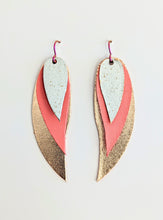 Load image into Gallery viewer, Morning Mist Leather Earrings
