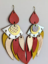 Load image into Gallery viewer, Sing for Me Leather Statement Earrings
