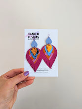 Load image into Gallery viewer, Statement Queen Leather Statement Earrings
