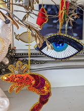Load image into Gallery viewer, Evil Eye Christmas Decoration

