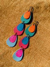 Load image into Gallery viewer, Colour Hoppers Statement Earrings - Sunset
