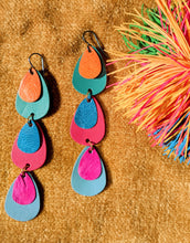 Load image into Gallery viewer, Colour Hoppers Statement Earrings - Sunset
