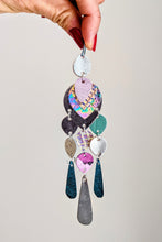Load image into Gallery viewer, La Petite Festival of Dreams Leather Statement Earrings
