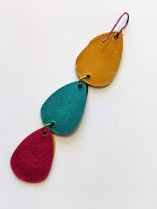 Colour Hoppers Statement Earrings - Morning