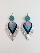 Load image into Gallery viewer, Dream Queen Leather Statement Earrings
