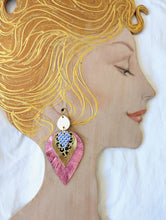 Load image into Gallery viewer, Pleasure Queen Leather Statement Earrings
