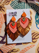 Load image into Gallery viewer, Show Queen Leather Statement Earrings
