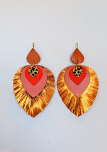 Load image into Gallery viewer, Show Queen Leather Statement Earrings

