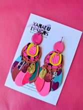 Load image into Gallery viewer, Better than Barbie Leather Statement Earrings
